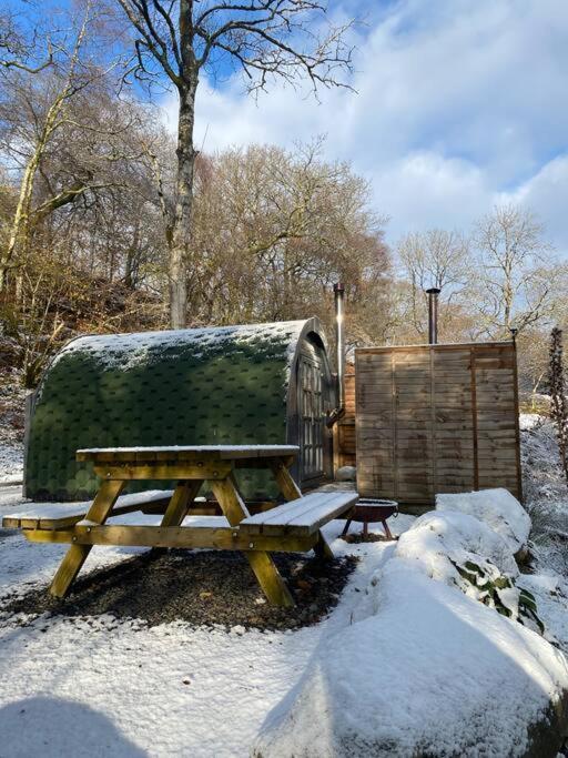 Apartament Pine Cosy Winter Cabin - Hot Tub & Log Burner Barmouth Zewnętrze zdjęcie