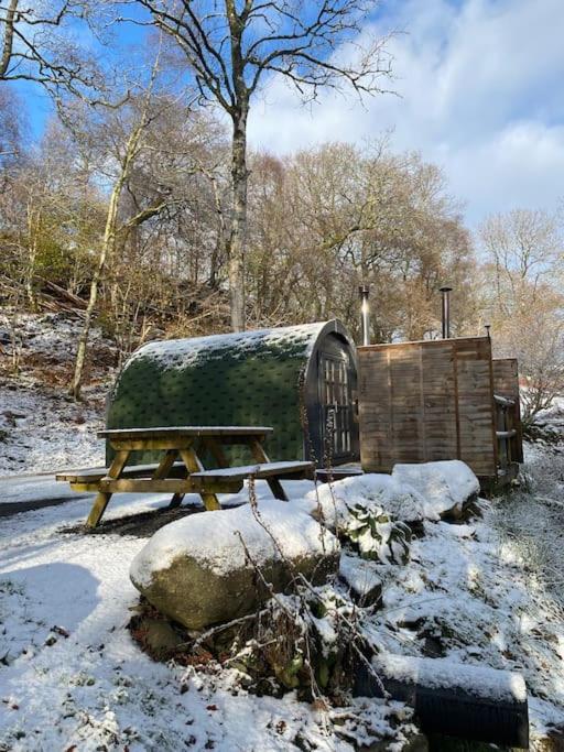 Apartament Pine Cosy Winter Cabin - Hot Tub & Log Burner Barmouth Zewnętrze zdjęcie
